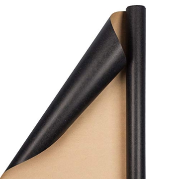 JAM Paper Kraft Wrapping Paper - Elegant 50 Sq Ft Rolls