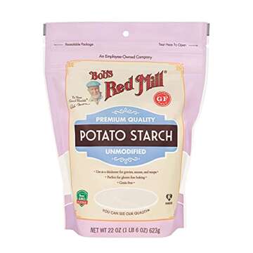 Bob's Red Mill Potato Starch, Resealable Stand up Bag, 22 ounce (Pack of 4)