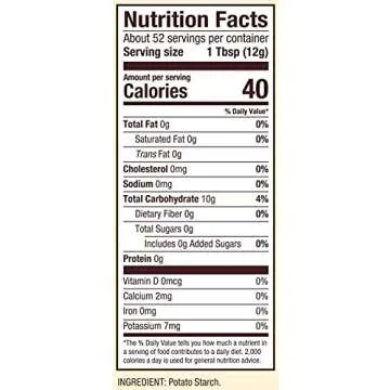 Bob's Red Mill Potato Starch, Resealable Stand up Bag, 22 ounce (Pack of 4)