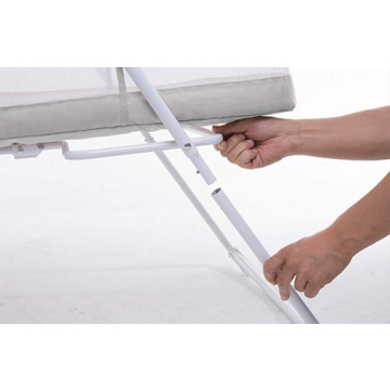 miclassic Portable All Mesh Rocking Bassinet for Newborns