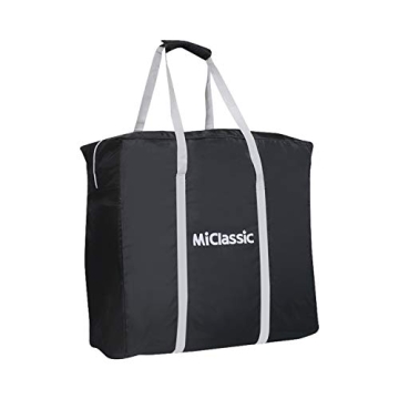 miclassic Portable All Mesh Rocking Bassinet for Newborns