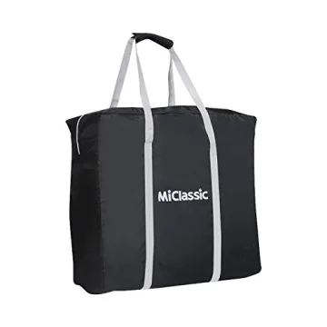 miclassic Portable All Mesh Rocking Bassinet for Newborns