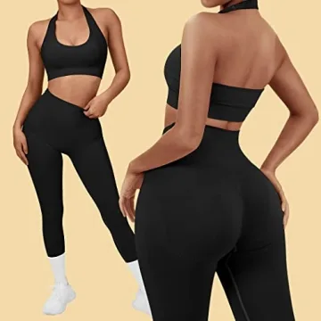 SUUKSESS Halter Sports Bra - Stylish and Supportive Crop Top