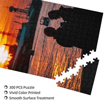 JMJK Personalized Puzzle Custom Jigsaw Puzzles from Photo 300/500/1000 Pieces Customize Design Your Own Picture for Birthday,Boyfriend,Girlfriend, Valentine's Day, Gift -300PCS, 300PCS(10.2x15 in)
