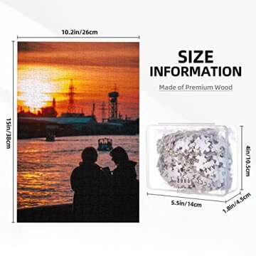 JMJK Personalized Puzzle Custom Jigsaw Puzzles from Photo 300/500/1000 Pieces Customize Design Your Own Picture for Birthday,Boyfriend,Girlfriend, Valentine's Day, Gift -300PCS, 300PCS(10.2x15 in)