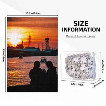 JMJK Personalized Puzzle Custom Jigsaw Puzzles from Photo 300/500/1000 Pieces Customize Design Your Own Picture for Birthday,Boyfriend,Girlfriend, Valentine's Day, Gift -300PCS, 300PCS(10.2x15 in)