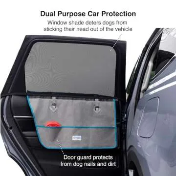 Kurgo Car Door Guard and Shade for Safe Pet Travel