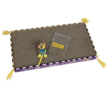 FAT CAT Big Mama's Scratch Cat Toy Box - Eco-Friendly Scratcher with Organic Catnip