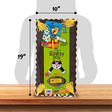 FAT CAT Big Mama's Scratch Box with Organic Catnip