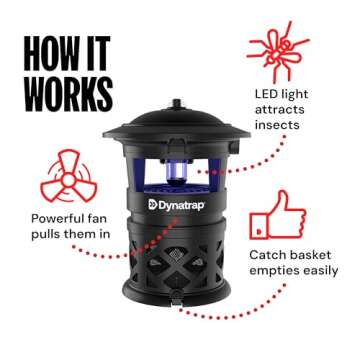 DynaTrap Mosquito & Flying Insect Trap - 1/2 Acre Coverage