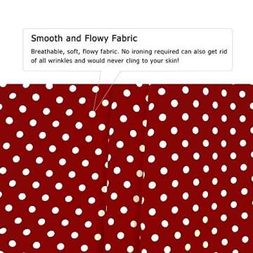 EXLURA Women Casual Boho Plus Size Summer Maxi Dresses Polka Dot/Floral Printed Adjustable Strappy Dress with Pockets