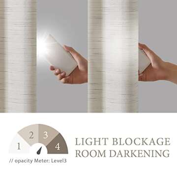 Hyde Lane Farmhouse Style Room Darkening Curtains