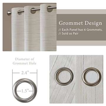 Hyde Lane Farmhouse Style Room Darkening Curtains