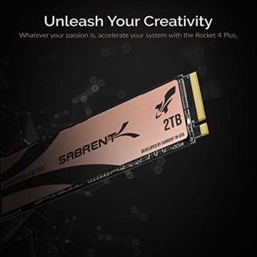 SABRENT 2TB Rocket 4 Plus NVMe SSD for Ultimate Performance