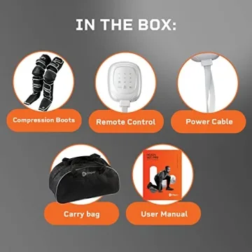 LifePro Leg Massager - Foot, Leg, Calf and Thigh Compression Massager for Circulation - with Heat and Compression Pain Relief for Foot & Knee Pain - Tall Extra Wide, Birthday Valentine?s Gift Her Him