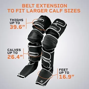 LifePro Leg Massager - Foot, Leg, Calf and Thigh Compression Massager for Circulation - with Heat and Compression Pain Relief for Foot & Knee Pain - Tall Extra Wide, Birthday Valentine?s Gift Her Him