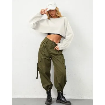 Ziesexy Cropped Sweatshirt Oversized Comfort Workout Daily Wear