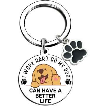 Charming Dog Keychain - Perfect Gift for Dog Lovers!
