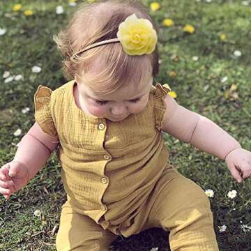 Fancy Clouds Headbands for Baby Girls - Floral Hair Accessories