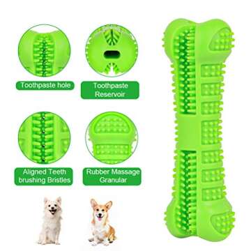 Emoly Dog Toothbrush Care Cleaning Stick - Dog Toothbrush Chew Toy Stick for Dog Dental Care- Safe, ...