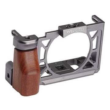WEPOTO Camera Cage Case for Sony ZV-1 - Ergonomic & Lightweight