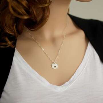 I Carry Your Heart with Me Jewelry • Sterling Silver Necklace for Women • Missing You Gift • A...