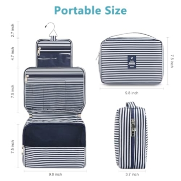 Mossio Hanging Toiletry Bag - Stylish Travel Organizer