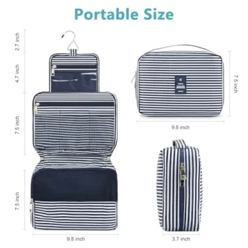 Mossio Hanging Toiletry Bag - Stylish Travel Organizer