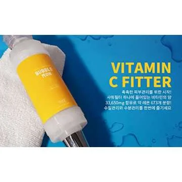 BUBBLEMON Vitamin Shower Filter - Hydrating Shower Experience