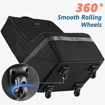 YOREPEK Car Seat Travel Bag with Wheels for Easy Travel