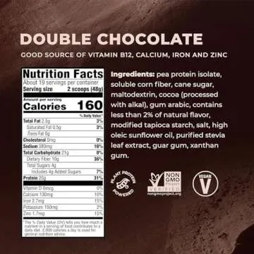 Evolve Plant-Based Protein Powder, Vegan & Non-GMO, 20g Protein