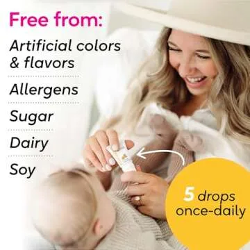 BioGaia Protectis Baby Probiotic Drops | Baby Essentials for Colic & Gas Relief | Safe for Newborns | Ease Crying, Fussing, Colic, Gas, Spit-ups & Constipation | No Dairy, Soy & Gluten | 5mL (2-Pack)