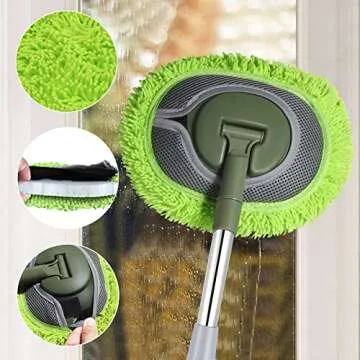 Wall Cleaner - Ergonomic 66'' Mop for Easy High Reach Tasks