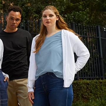 Hanes Women's EcoSmart Full-Zip Hoodie Sweatshirt - Stylish & Versatile