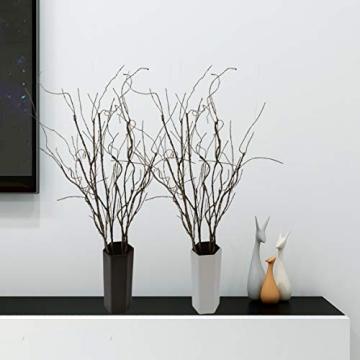 FeiLix 5PCS Artificial Curly Willow Branches for Decor