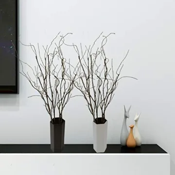 FeiLix 5PCS Artificial Curly Willow Branches for Decor