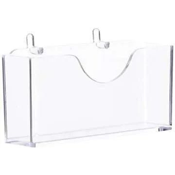 Azar Displays 252008 Business Card Holder for Pegboard/Slatwall (10 Pack)