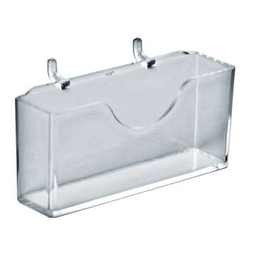 Azar Displays 252008 Business Card Holder for Pegboard/Slatwall (10 Pack)