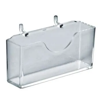 Azar Displays 252008 Business Card Holder for Pegboard/Slatwall (10 Pack)