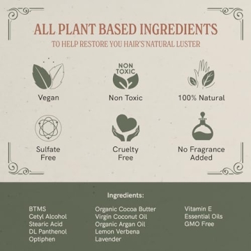 Nourishing Organic Conditioner Bar for All Hair Types