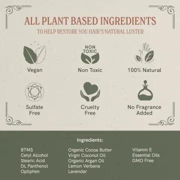 Nourishing Organic Conditioner Bar for All Hair Types