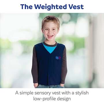Fun and Function – Weighted Vest for Kids – Sensory Compression Vest for Kids - Provides Soothin...