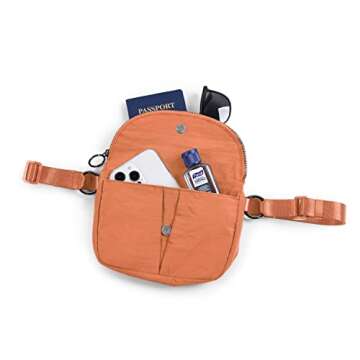 Stylish ODODOS Mini Crossbody Bag - Waterproof & Versatile