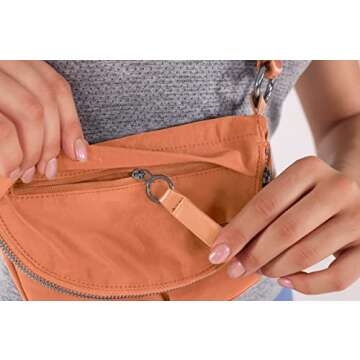 Stylish ODODOS Mini Crossbody Bag - Waterproof & Versatile