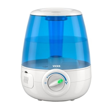 Vicks Filter-Free Ultrasonic Humidifier. #1 Brand Recommended by Pediatricians*. 1.2 Gal Ultrasonic ...