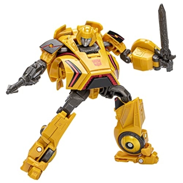 Transformers Toys Studio Series Deluxe Class 01 Gamer Edition Bumblebee Toy, 4.5-inch, Action Figure...