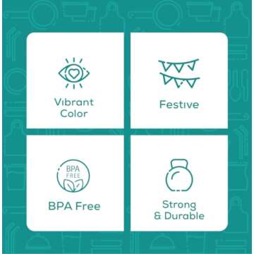 GUSTO [18 oz. - 50 Count] Disposable Plastic Red Cups, Party Drinking Cups for Events and Everyday Use