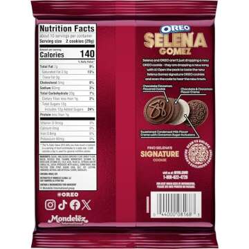 Selena Gomez OREO Cookies Limited Edition 10.68 oz