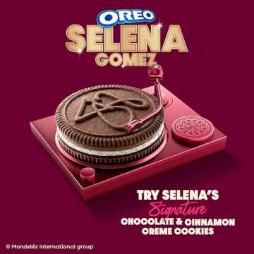 Selena Gomez OREO Cookies Limited Edition 10.68 oz