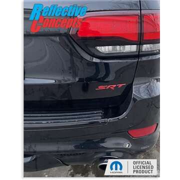 Reflective Red Emblem Sticker for Jeep Grand Cherokee SRT